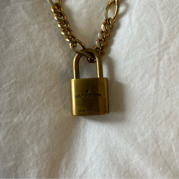 Louis Vuitton Lock Chain Necklace - Picture 3 of 4